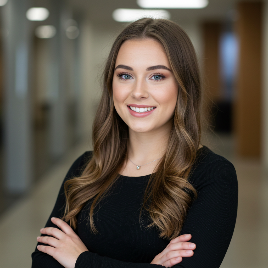 Retrato de Sofía Rodríguez, estudiante de Diplomatura en Hidrógeno